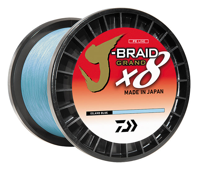 Daiwa J-Braid Grand X8 Line Island Blue 50Lb 3000Yd