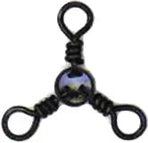 Eagle Claw 3-Way Swivel Black