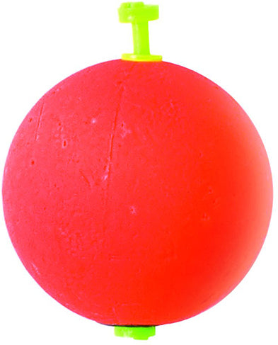 Eagle Claw Round Float Foam Wgtd 1In Red 50Bg