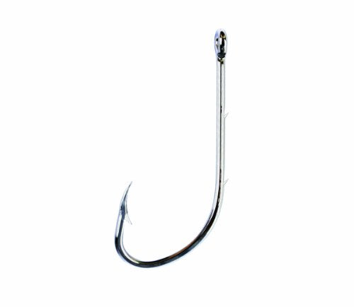 Eagle Claw Bait Holder Hook Nickel Sz4 10Pk