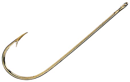 Eagle Claw Aberdeen Hook Gold Sz1 100Bx