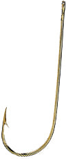 Eagle Claw Aberdeen Hook Gold Sz8 100Bx