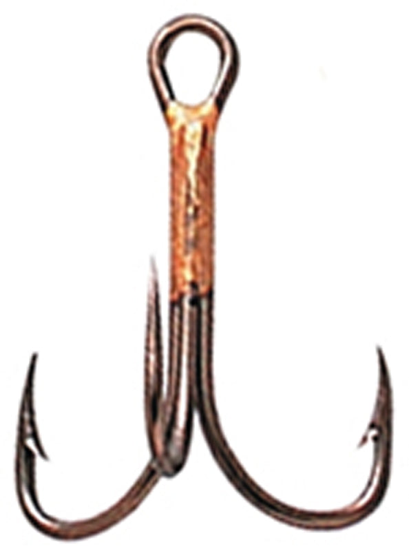 Eagle Claw Treble Hook Bronze Sz10 5Pk