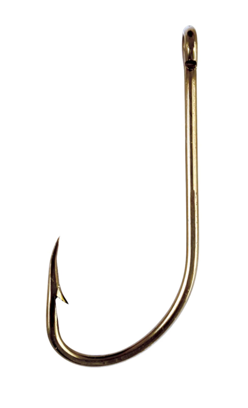 Eagle Claw Heavy Shank Hook Bronze Sz2 10Pk