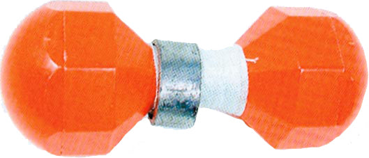 Eagle Claw Dumbell Marker Bouy Fluor Red 75Ft 6Oz