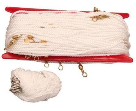 Eagle Claw Nylon Trotline 150Ft W/25 Swivels-Hooks