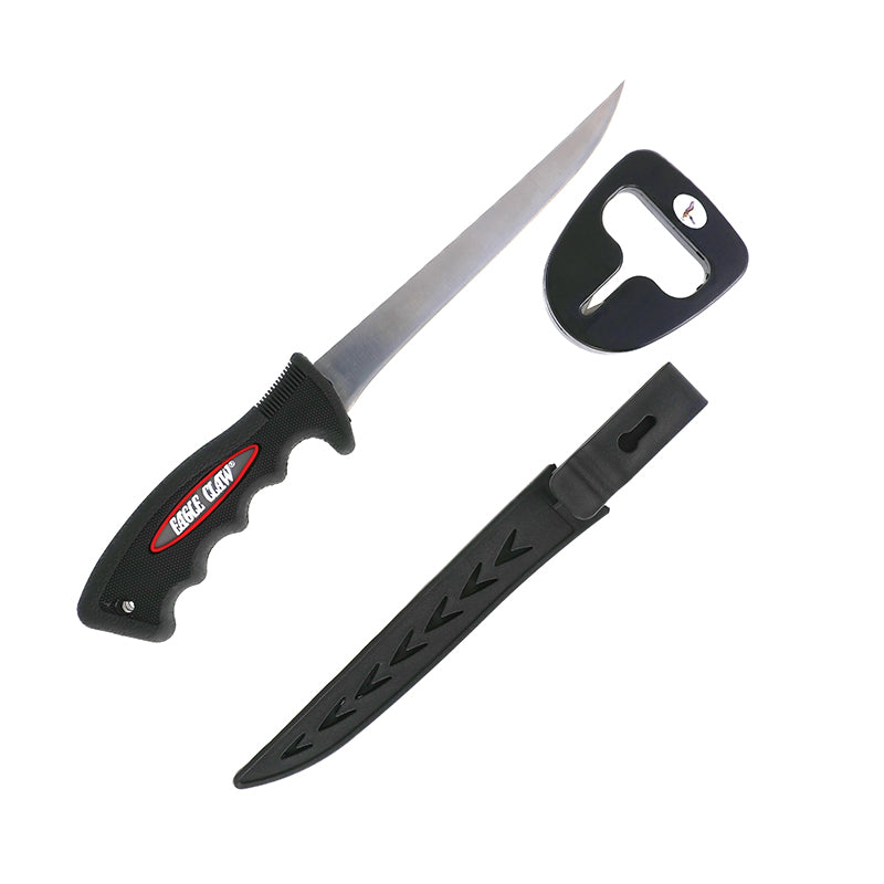 Eagle Claw Fillet Knife 6In Ss W/Sharpener & She