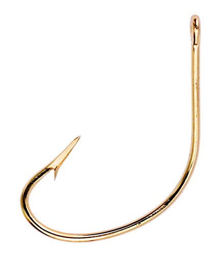 Eagle Claw Lazer Kahle Hook Gold Sz1 10Pk