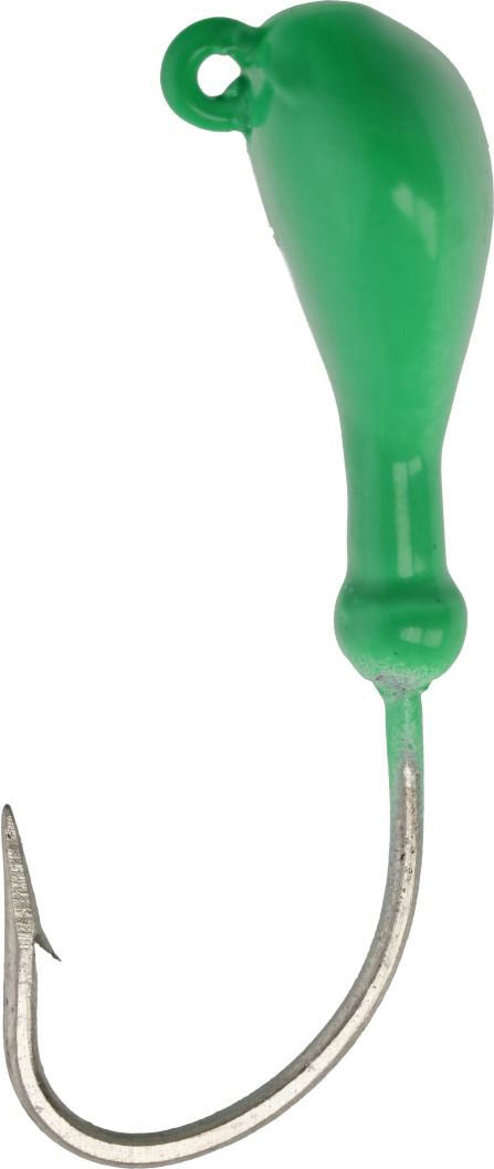 Eagle Claw Lazer Sparkie Sw Jighead Green 1/2Oz 5Pk