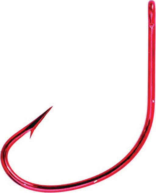 Eagle Claw Lazer D-Barb Kahle Hook Red Sz6 25Bx