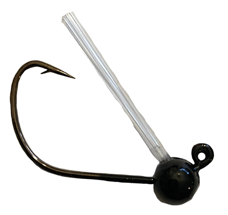 Eagle Claw Lazer W/Less Wacky Jghd Black 1/16Oz 5Pk