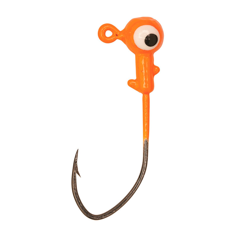 Eagle Claw Ball Pro-V Jighead Orange 1/8Oz 10Pk