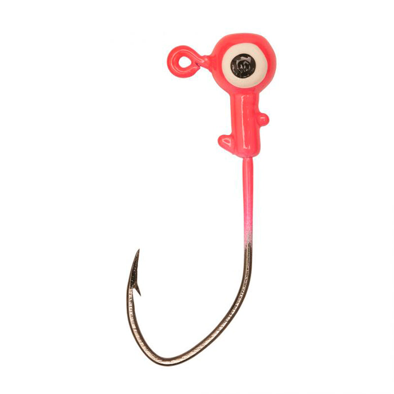 Eagle Claw Ball Pro-V Jighead Pink 1/8Oz 10Pk 10Pk