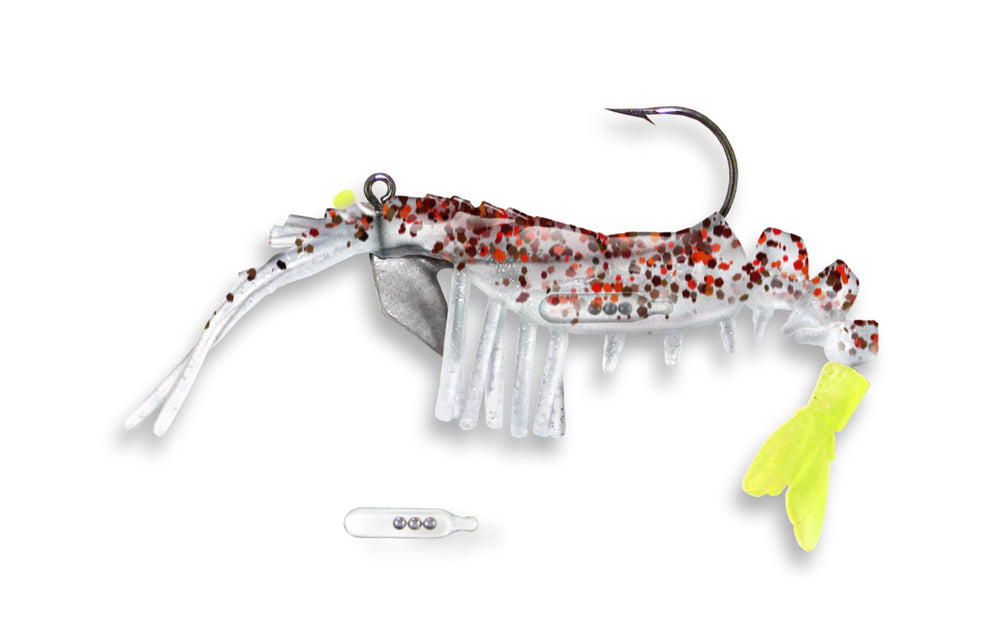 Vudu Rattler Shrimp 3.5In 1/4Oz 2Pk Cj Pep/C