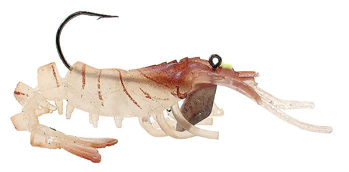 Vudu Shrimp 4In 1/4Oz 2Pk Brown