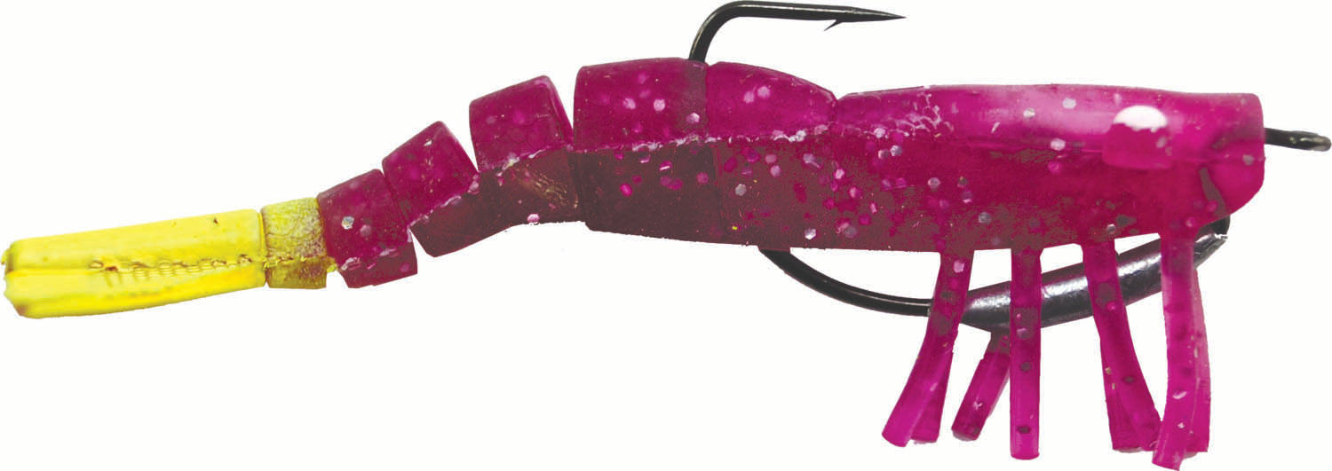 Vudu Weedless Shrimp 3.5In 1/8Oz 2Pk Tiger
