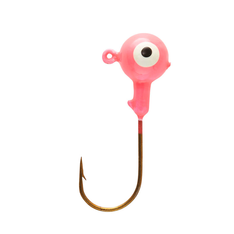 Eagle Claw Ball Jighead Pink 1/8Oz 10Pk