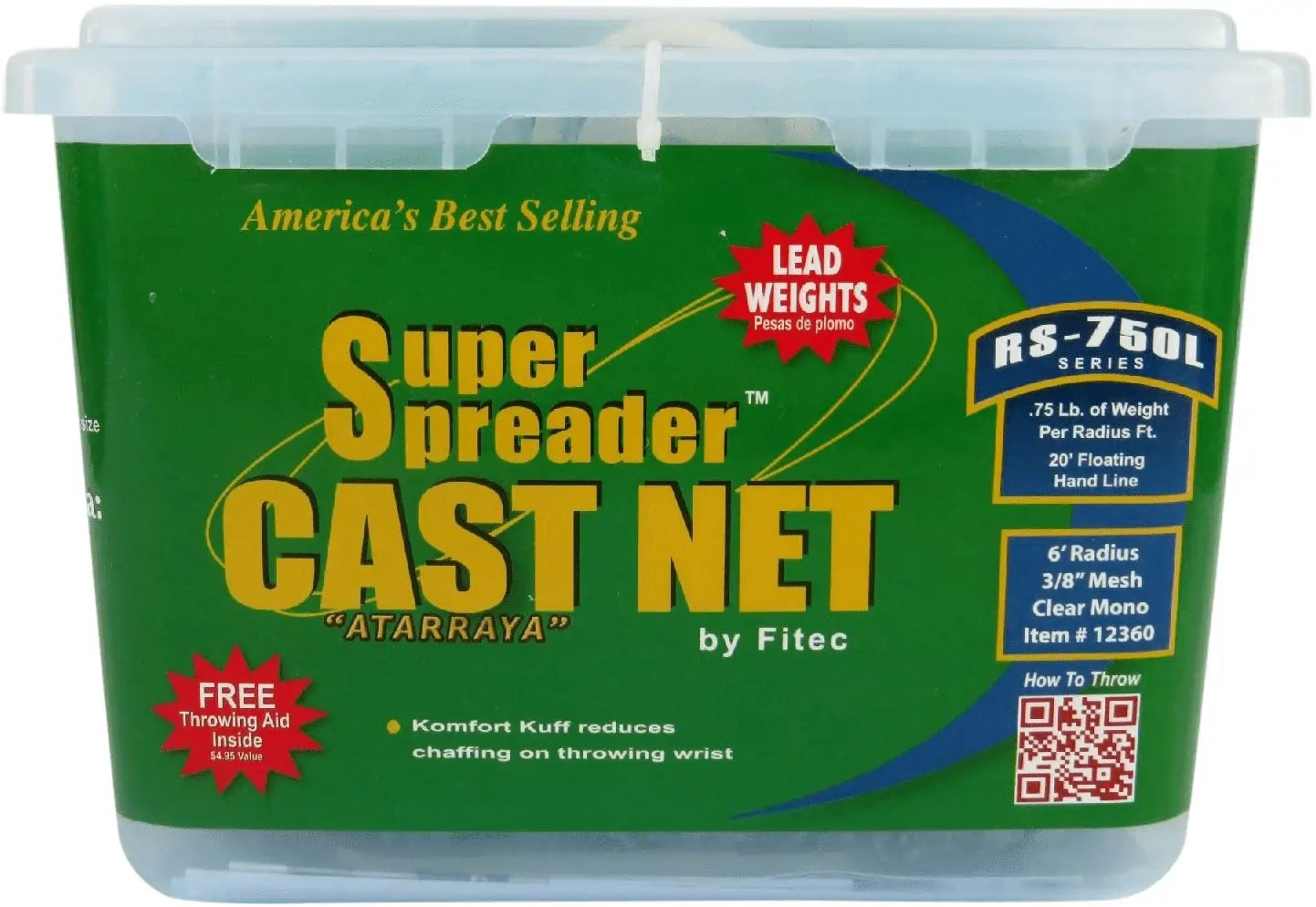 Fi Tec Rs750L Mono Cast Net
