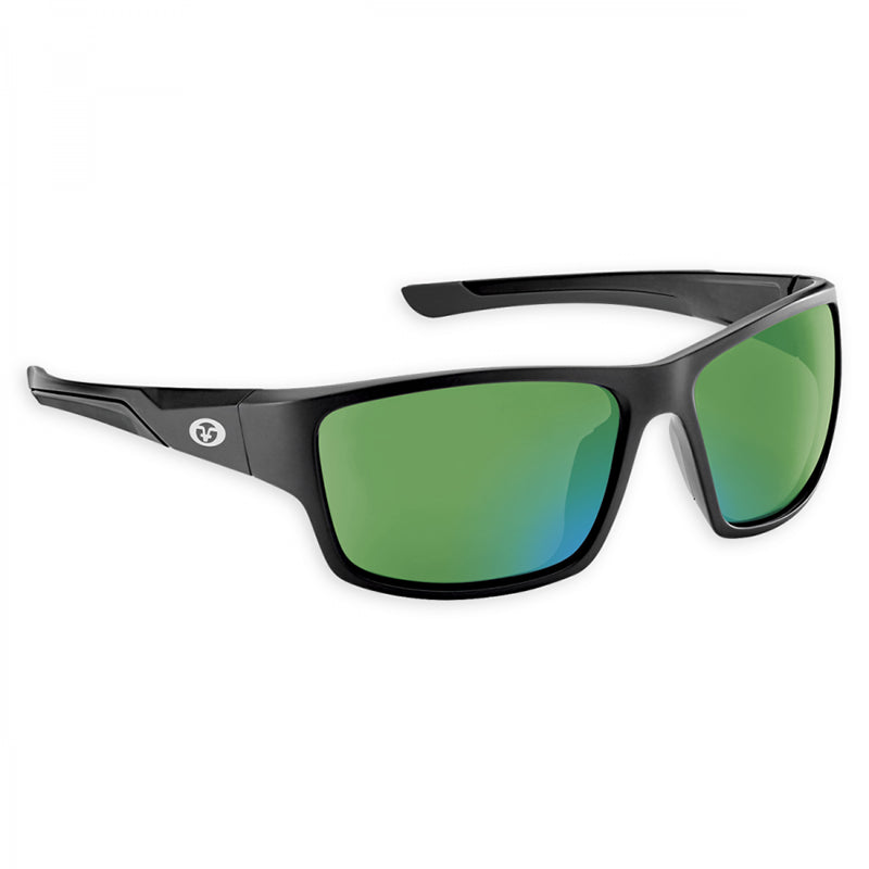Flying Fisherman Plrzd Sand Bank Sunglass Black/Green Mirror