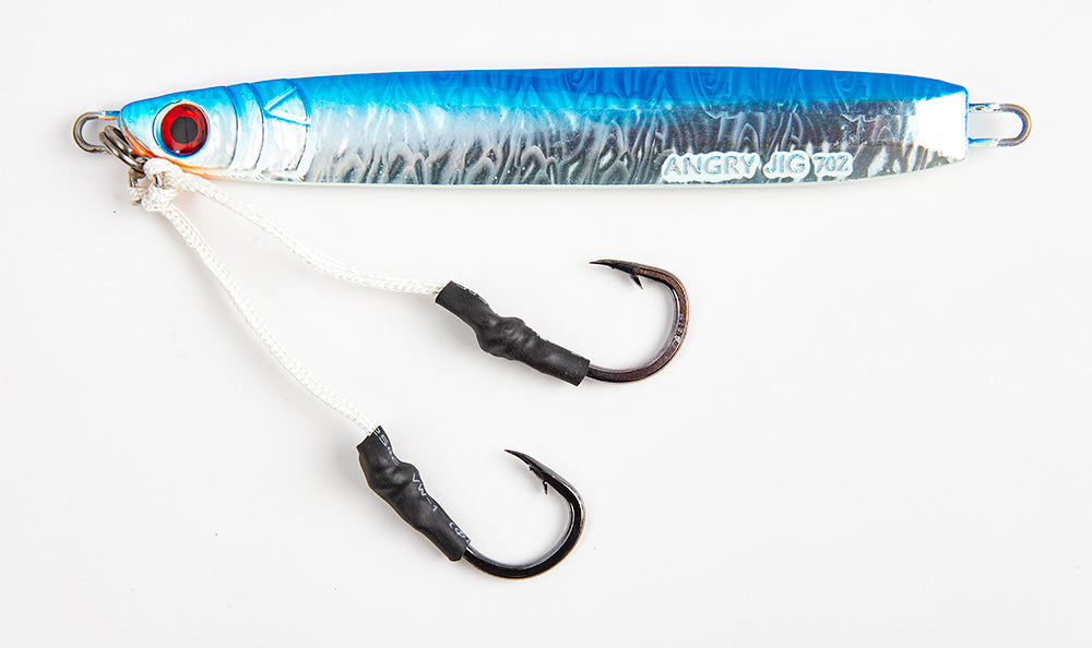 Frenzy Big Game The Angry Jig-Rigged 7Oz W/2 Assist Blue