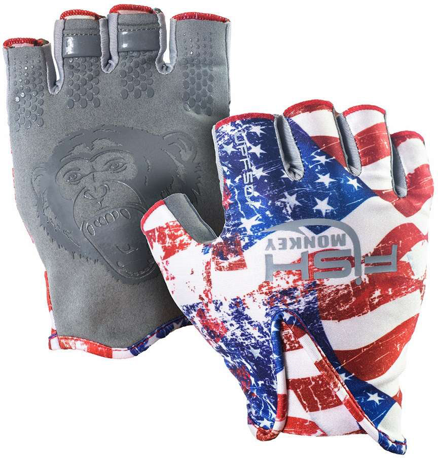 Fish Monkey Stubby Guide Glove Americana Medium