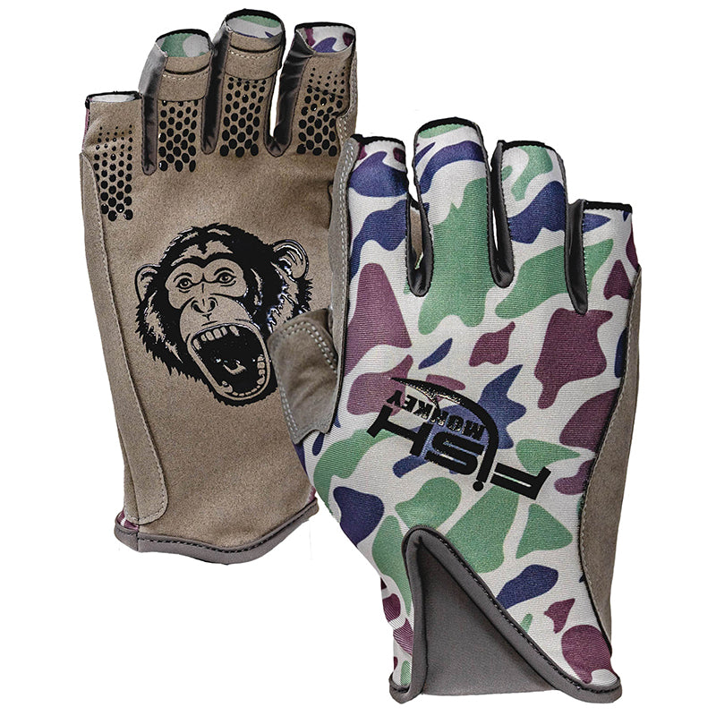 Fish Monkey Pro 365 Guide Glove Beige Old School 2X-Larg