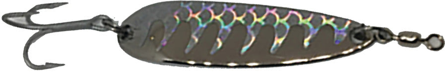 Gator Lures Casting Spoon 3Oz Chrome Silver Tape