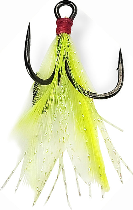 Gamakatsu G-Finesse Dressed Treble Nano Sz6 Chart/Tined 2Pk