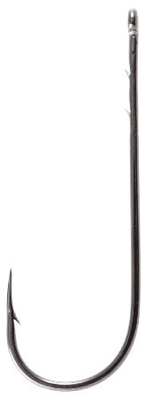 Gamakatsu Round Bend Worm Hook Black 1/0 6Pk