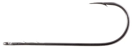 Gamakatsu Round Bend Worm Hook Black 5/0 5Pk