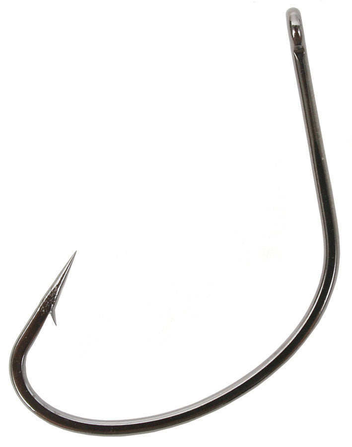 Gamakatsu Wide Gap Shiner Hook Black 1/0 6Pk