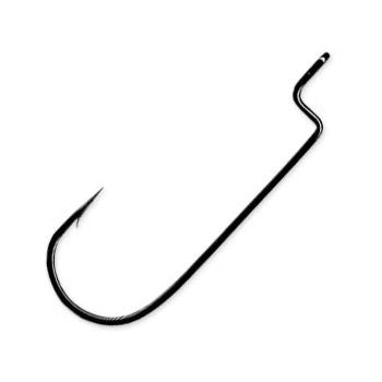 Gamakatsu Offset Wide Worm Hook Black 3/0 25Pk