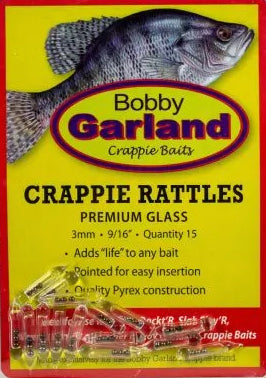 Bobby Garland Crappie Glass Rattles 7Mm 9/16In 15Pk