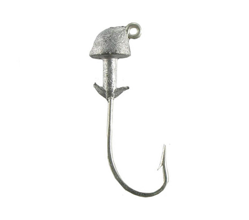 Hogie Shadhead Jigheads 1/8Oz 4Pk 3/0 Nickel