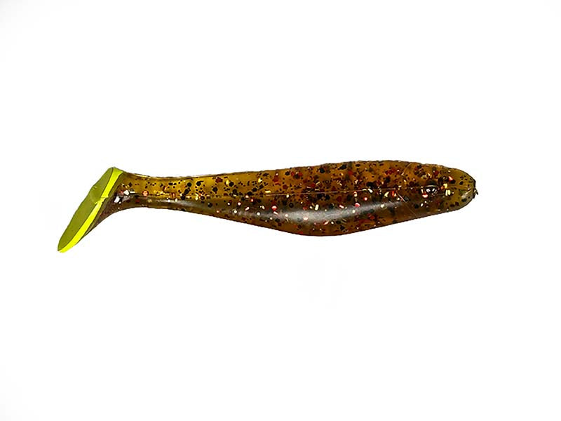 Hogie Major Minnows 4In 10Pk Sicey Gld/Chart