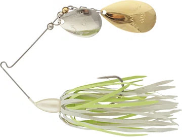 Humdinger Spinner Bait-Colo/Indi 1/4Oz Sg-Chart/White