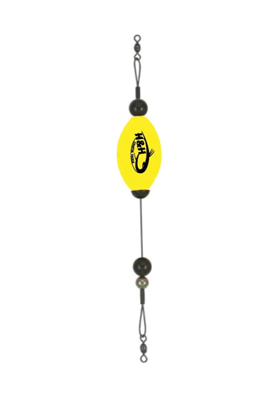 H & H Big Balling Oval Float 2.5In Chart