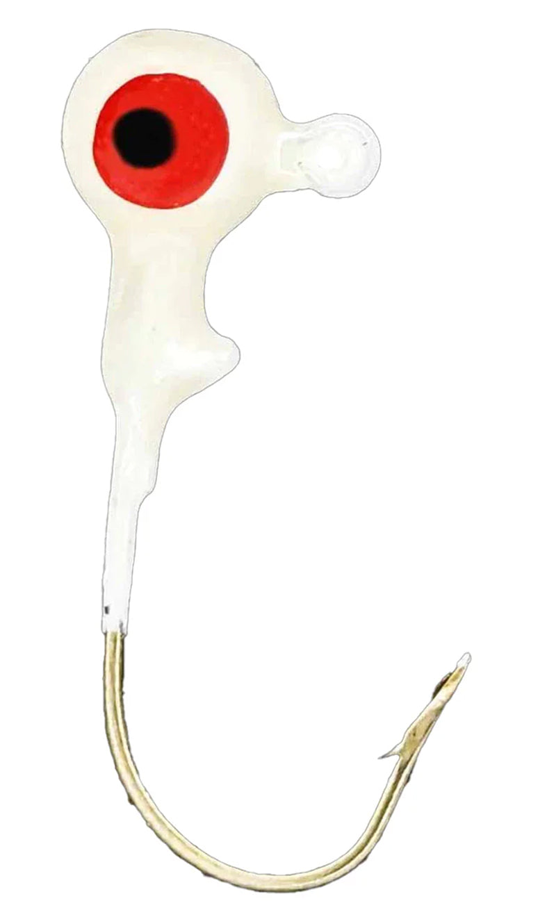 Head Hunter Round Jig Head 1/16Oz 25Pk White