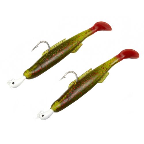 H & H Double Rig Cocahoe Minno 1/4Oz Avoc/Red Glt/Fr Tl
