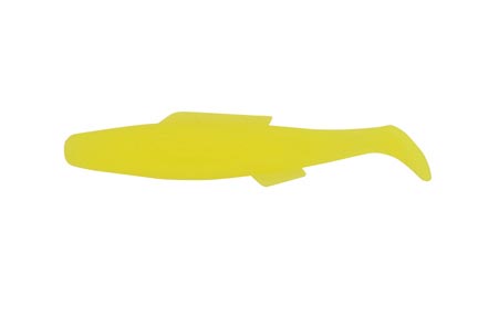 H & H Cocahoe Minnow Tail 3In 10Pk Limetreuse