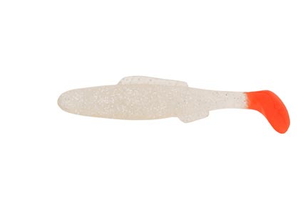 H & H Cocahoe Minnow Tail 3In 10Pk Clear Glt/Fr Tl