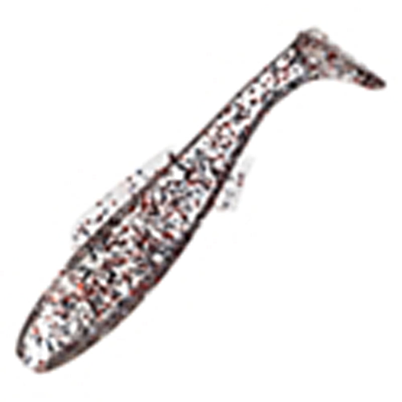 H & H Cocahoe Minnow Tail 3In 10Pk Red Ice