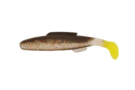 H & H Cocahoe Minnow Tail 3In 10Pk Shrp/Blk Bk/Cht