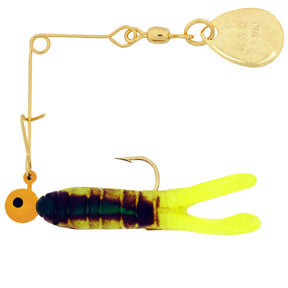 H & H Cajun Super Spin-Gold 3/16Oz Chart Craw