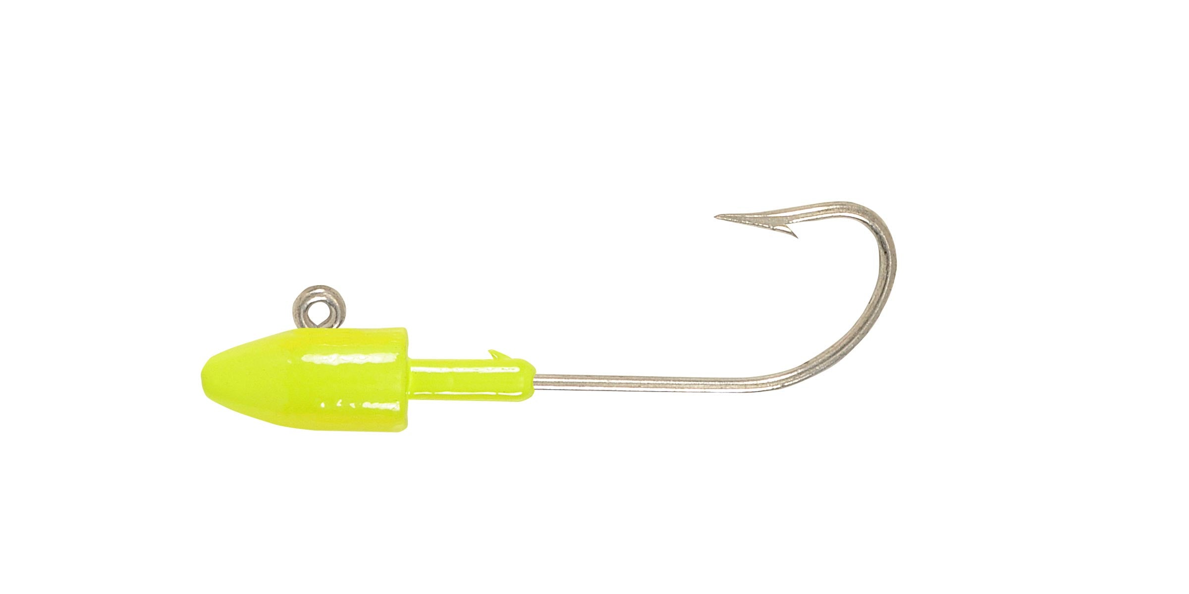 H & H King Jig Head 3Oz 4Pk Chartreuse