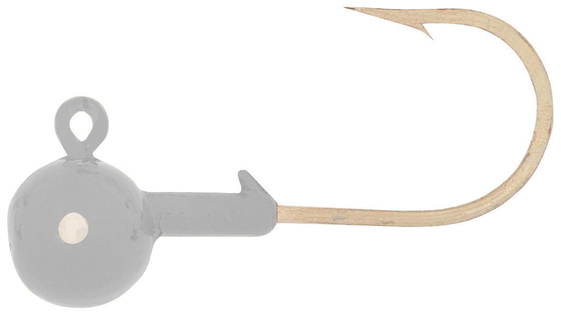 H & H Round Jig Head 1/8Oz 10Pk Plain