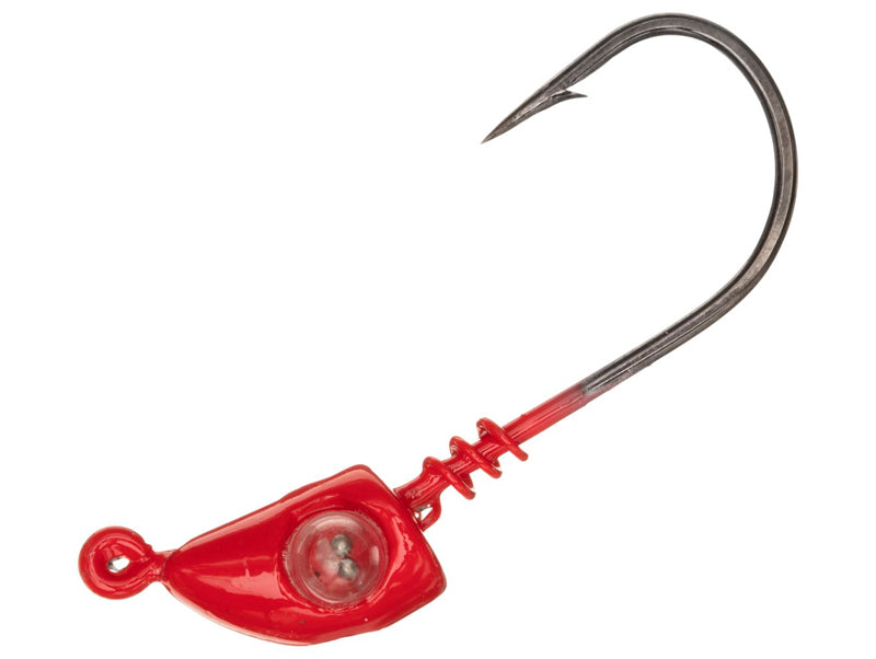 H & H Rattlize Thread Jig Head 1/8Oz 3Pk Red