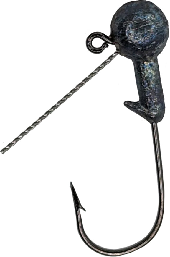 Head Hunter Weedless Round Jig Head 1/16Oz 8Pk Natural