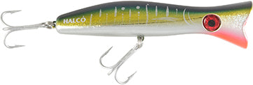 Halco Roosta Popper 160 Cast 6.3In 2.7Oz Yellowfin