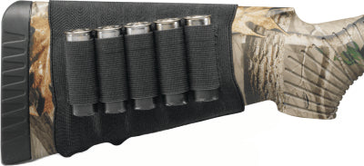 Hunters Specialties Buttstock Shell Holder Shotgun Black